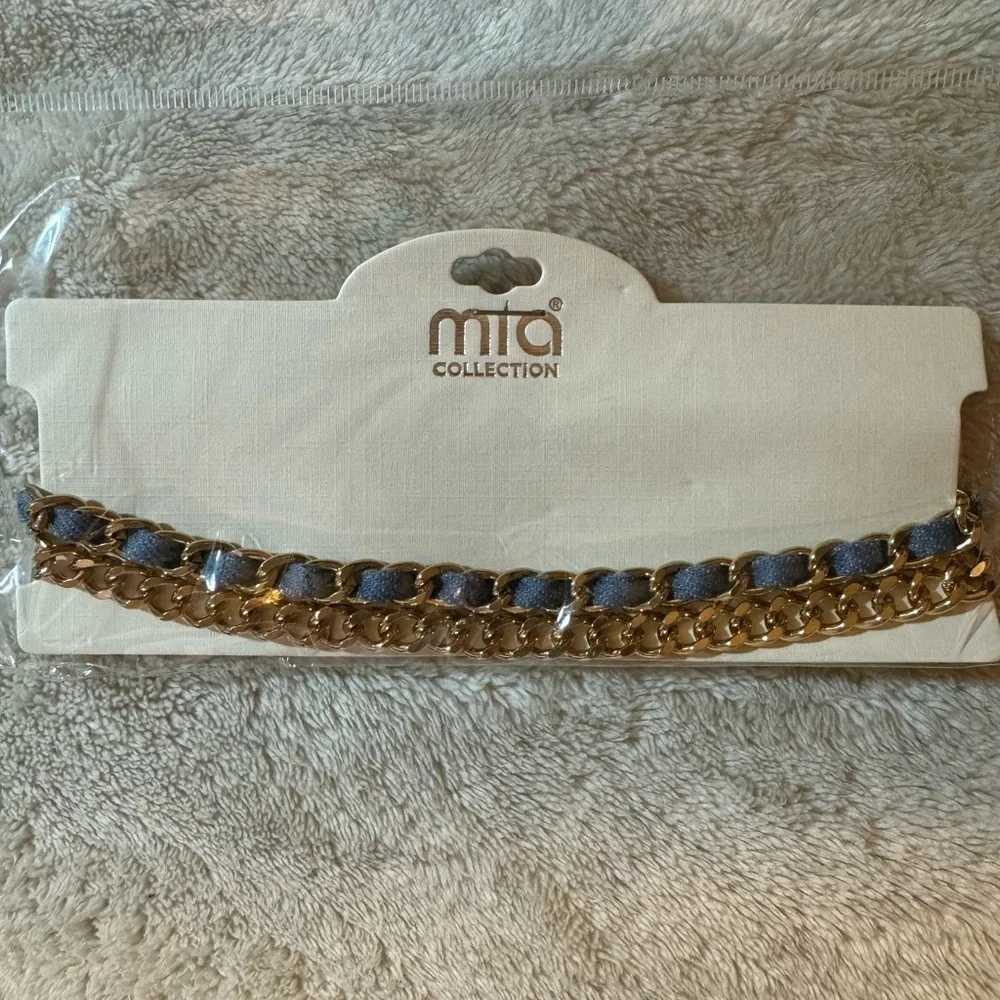 Mia Gold Tone Chain Necklace Set